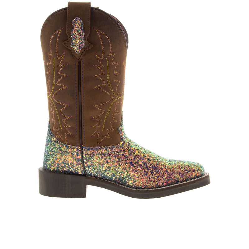 Load image into Gallery viewer, Smoky Mountain Boots Ariel Glitter Inner Profile
