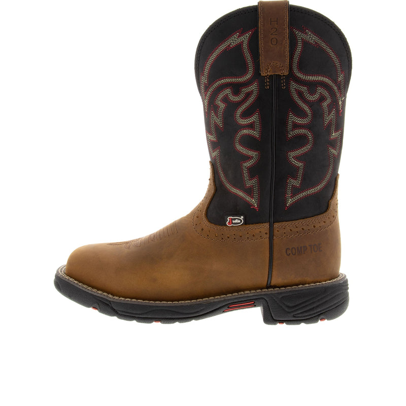 Load image into Gallery viewer, Justin Rush Steel Toe Saddle Tan
