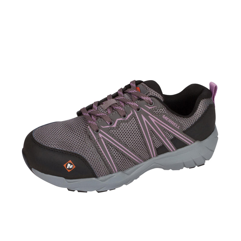 Load image into Gallery viewer, Merrell Work Fullbench Superlite Work Shoe Alloy Toe Left Angle View
