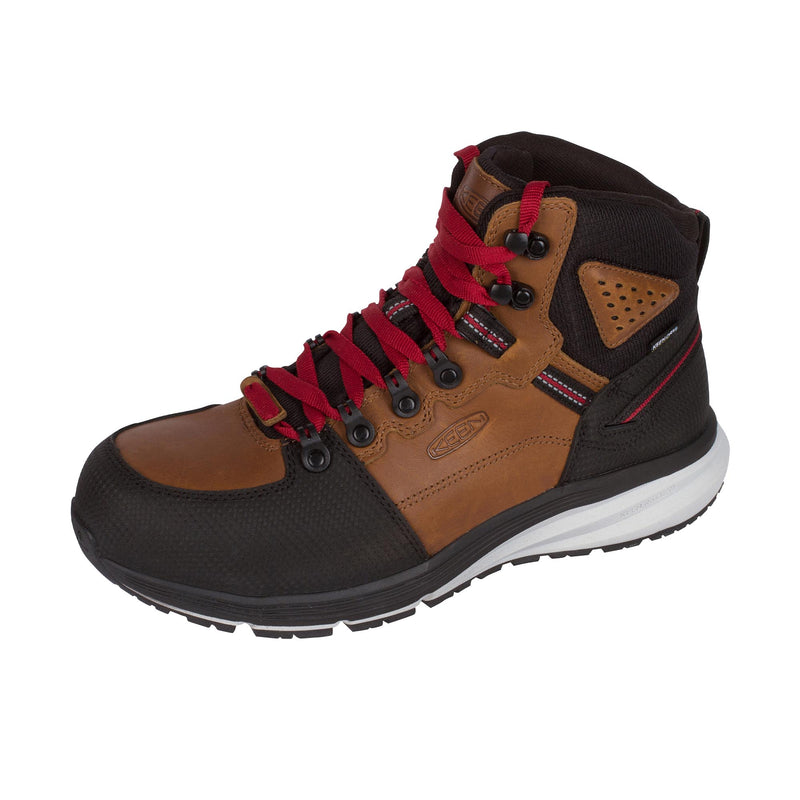 Load image into Gallery viewer, Keen Utility Red Hook Mid Carbon Fiber Toe Left Angle View
