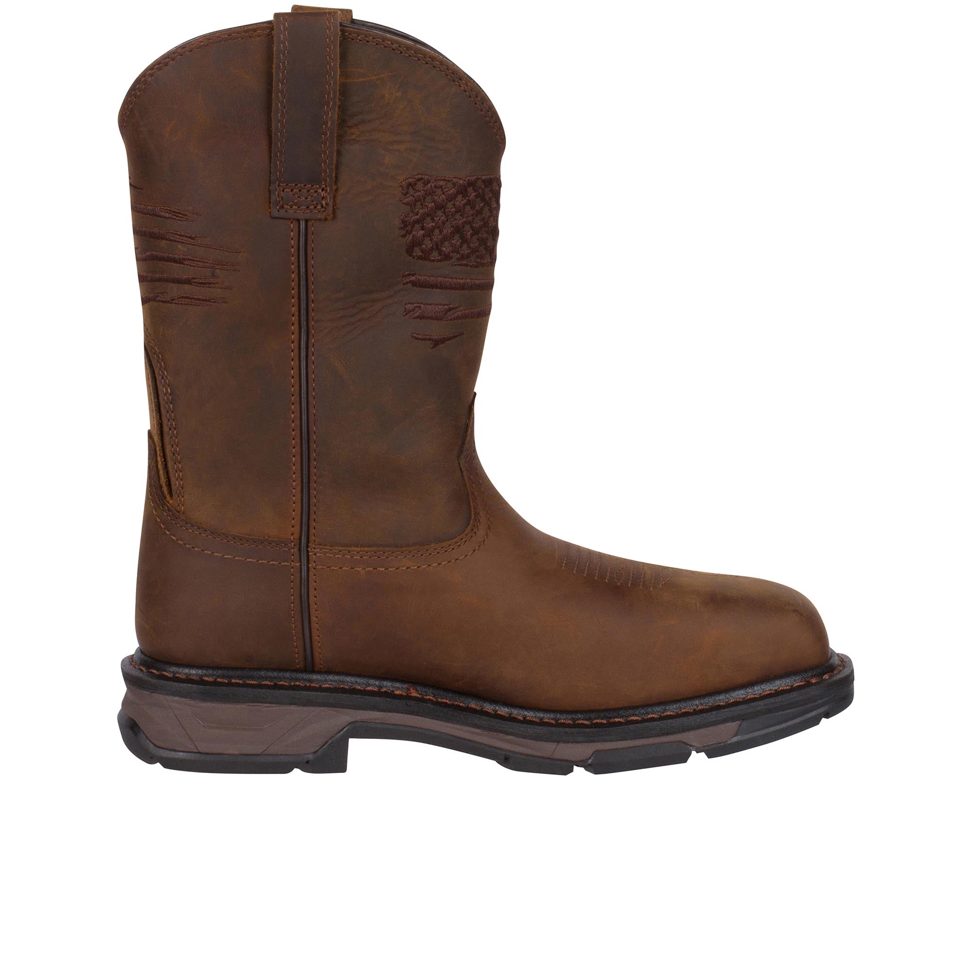Ariat WorkHog XT Patriot Carbon Fiber Toe Distressed Brown Shoeteria