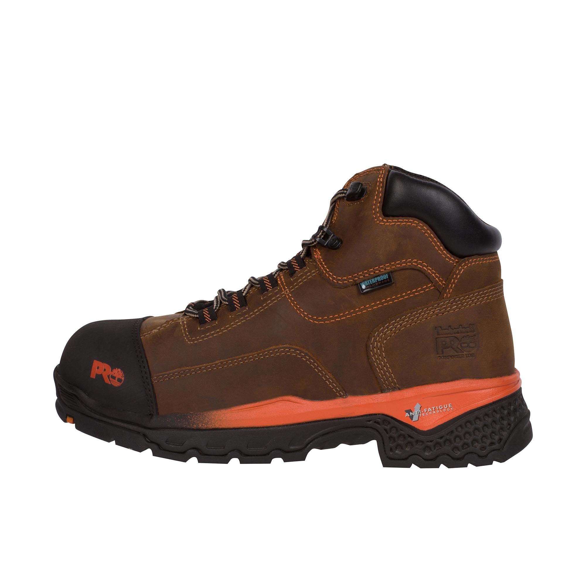 Timberland Pro 6 Inch Bosshog Composite Toe Brown Orange