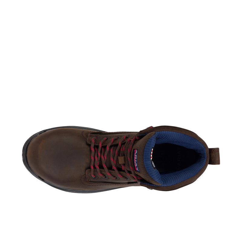 Load image into Gallery viewer, Ariat Turbo 6 Inch USA Assembled Carbon Fiber Toe Top View
