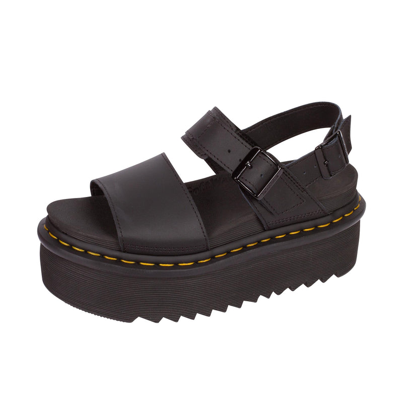 Load image into Gallery viewer, Dr Martens Voss Quad Hydro Leather Left Angle View
