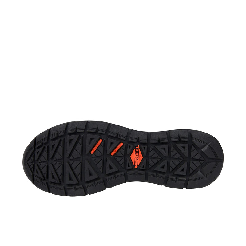 Load image into Gallery viewer, Merrell Work Fullbench Speed Mid Carbon Fiber Toe Bottom View
