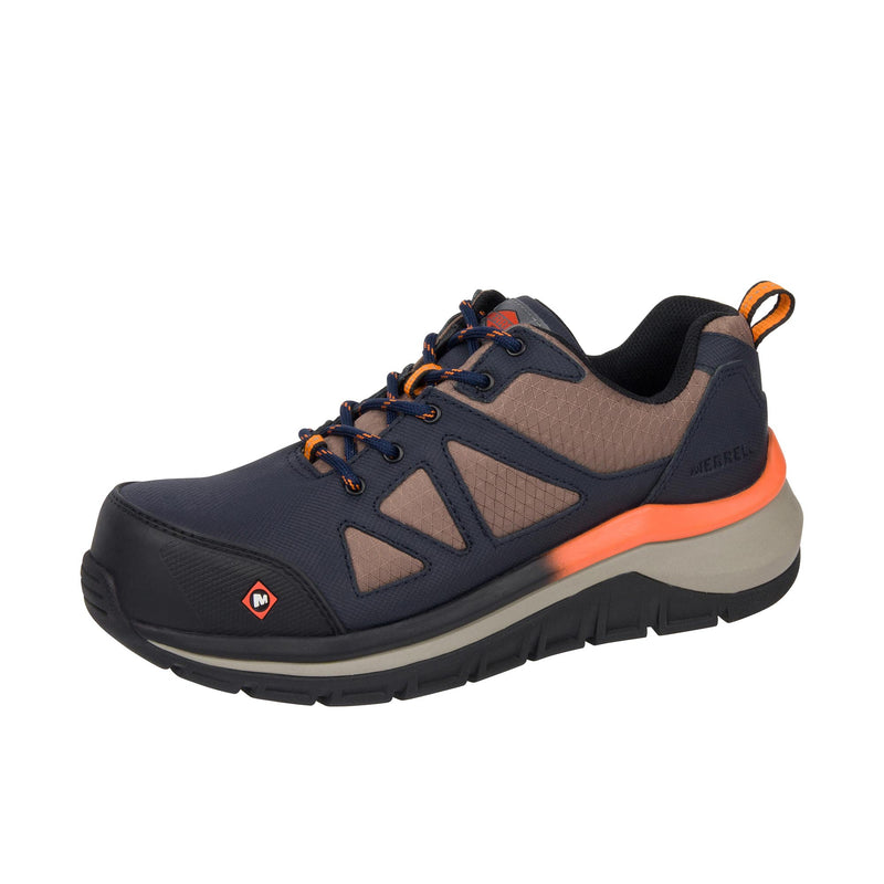 Load image into Gallery viewer, Merrell Work Fullbench Speed Carbon Fiber Toe Left Angle View
