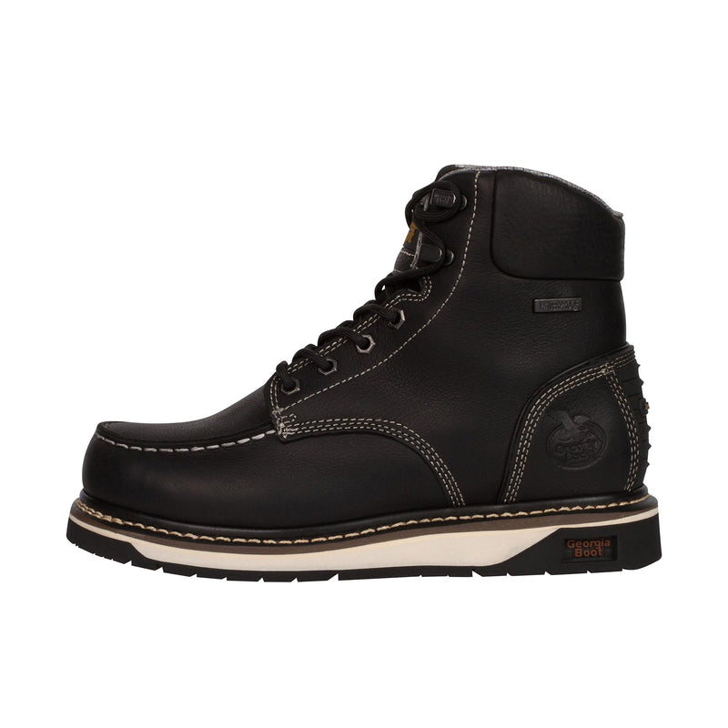 Load image into Gallery viewer, Georgia Boot AMP LT Wedge Moc Left Profile
