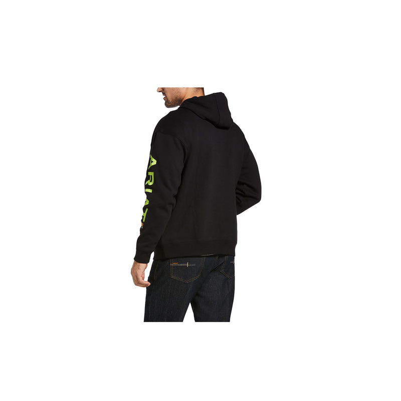Load image into Gallery viewer, Ariat Rebar Graphic Hoodie Back View
