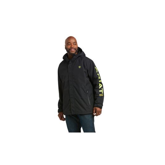 Ariat Rebar Stormshell Logo Waterproof Jacket Front View
