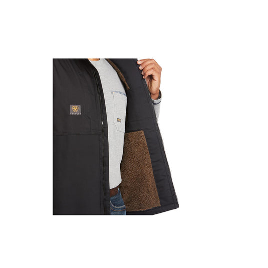 Ariat Rebar DuraCanvas Vest Front Inner View