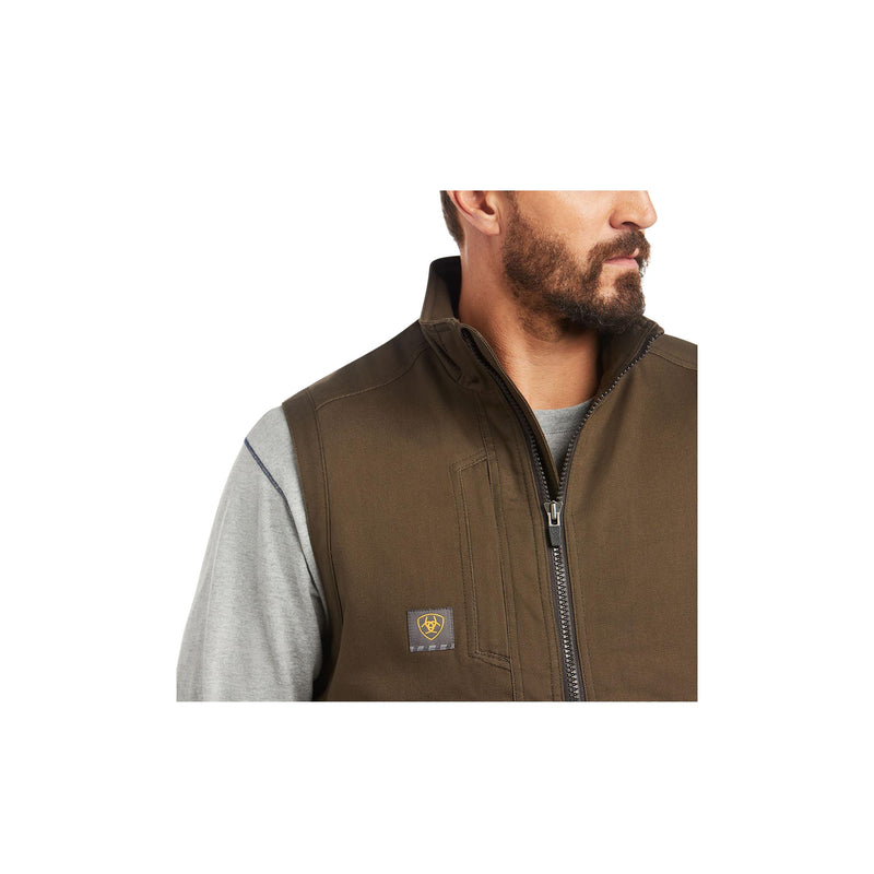 Load image into Gallery viewer, Ariat Rebar DuraCanvas Vest Close Up Front View
