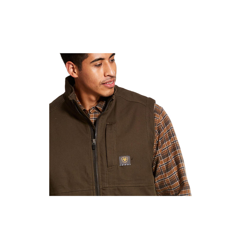 Load image into Gallery viewer, Ariat Rebar DuraCanvas Vest Close Up Front View

