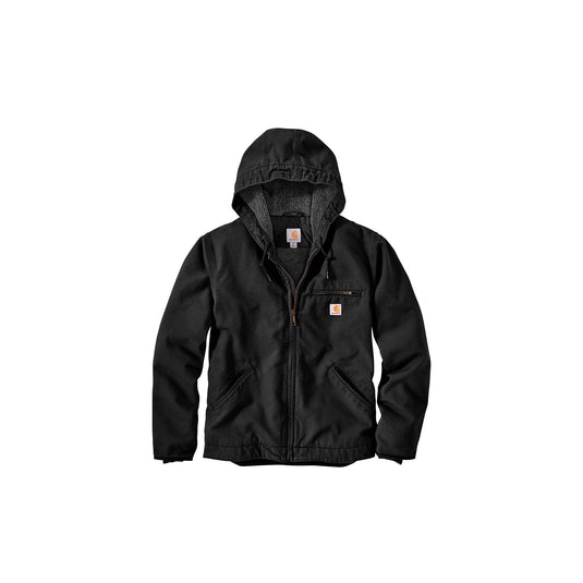 Carhartt Relaxed Fit Washed Duck Sherpa Back View