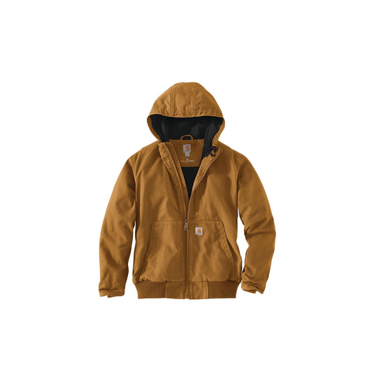 Carhartt Full Swing Loose Fit Washed Duck Fleece Front View