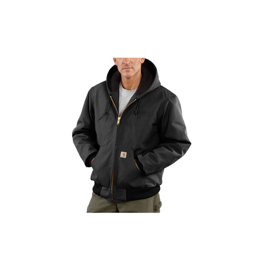 Carhartt Loose Fit Firm Duck Insulated Flannel Front Mid Open View