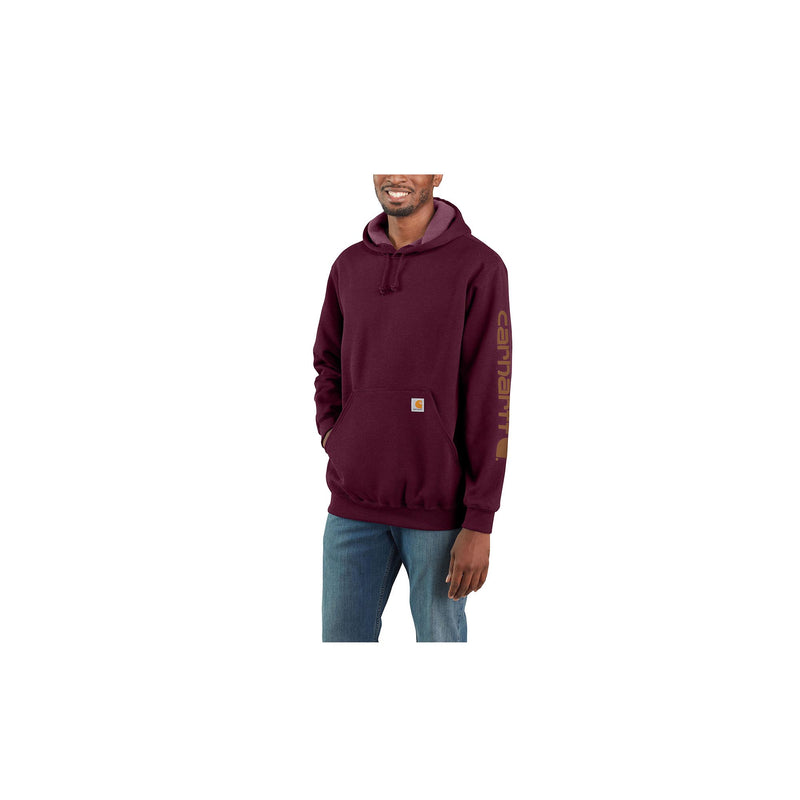Load image into Gallery viewer, Carhartt Loose Fit Midweight Sleeve Graphic Sweatshirt Full Front View

