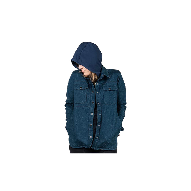 Load image into Gallery viewer, Dovetail Workwear KB Hooded Shirt Jac Front View
