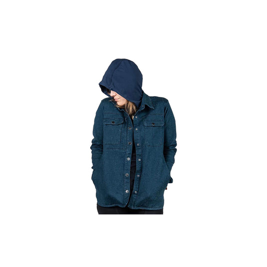 Dovetail Workwear KB Hooded Shirt Jac Front View