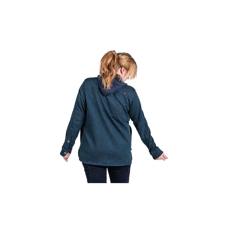 Load image into Gallery viewer, Dovetail Workwear KB Hooded Shirt Jac Back View
