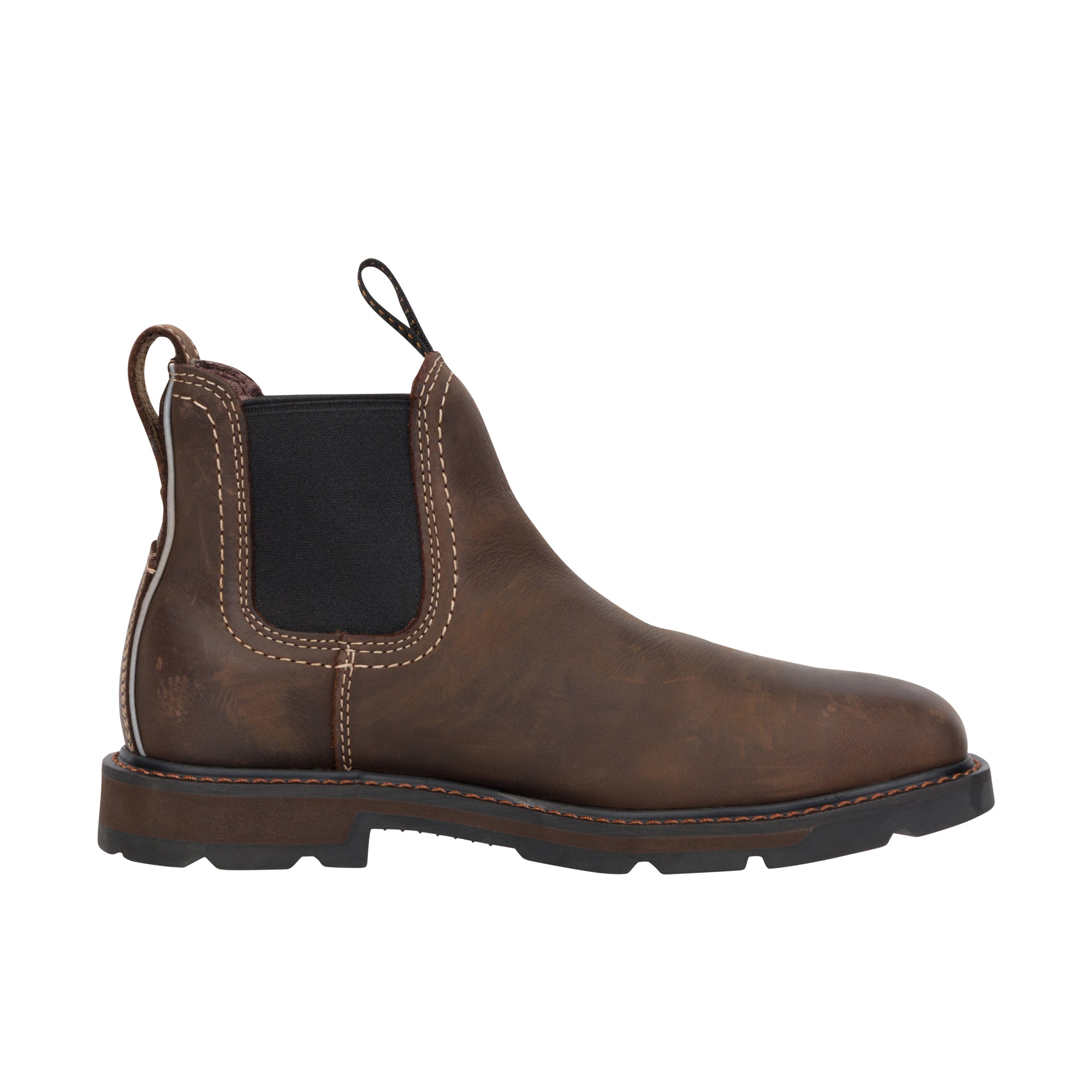 Ariat Groundbreaker Chelsea Square Toe H2O Steel Toe Dark Brown