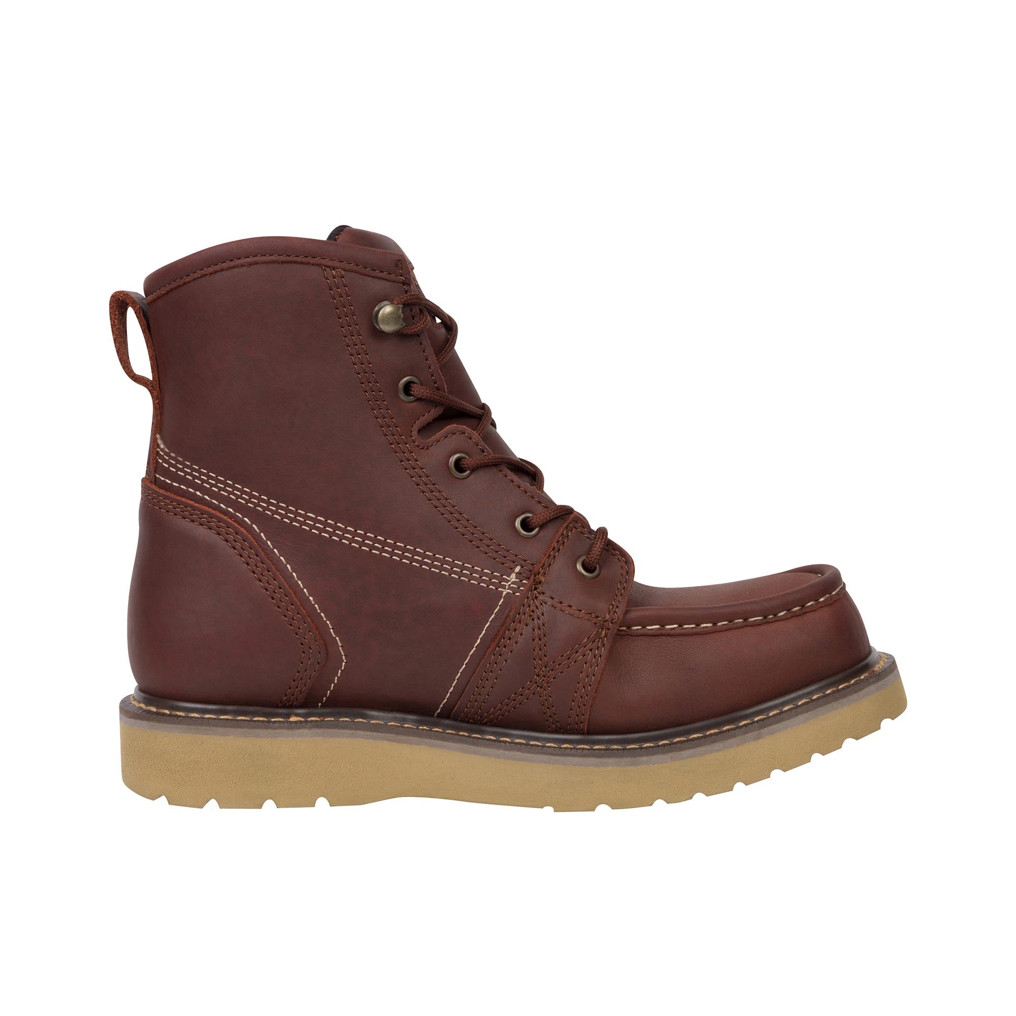 Ariat Rebar Wedge Moc Toe 6 Inch Soft Toe Rusted Copper Shoeteria