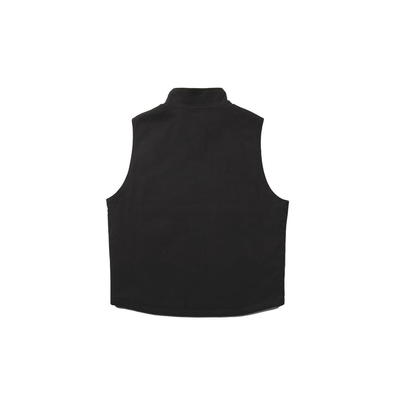 Load image into Gallery viewer, Wolverine Sherpa Collar Canvas Vest Back View
