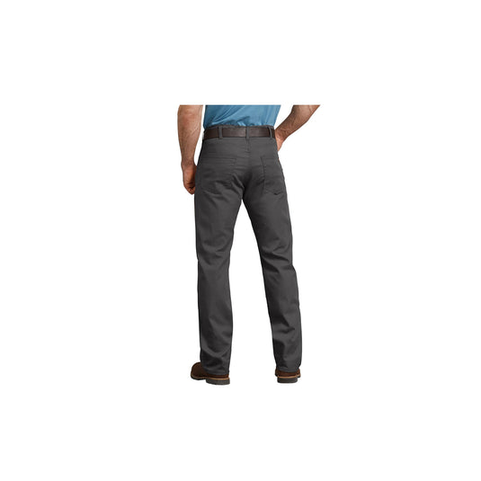 Dickies Flex Regular Fit Straight Leg 5 Pocket Pants Back View