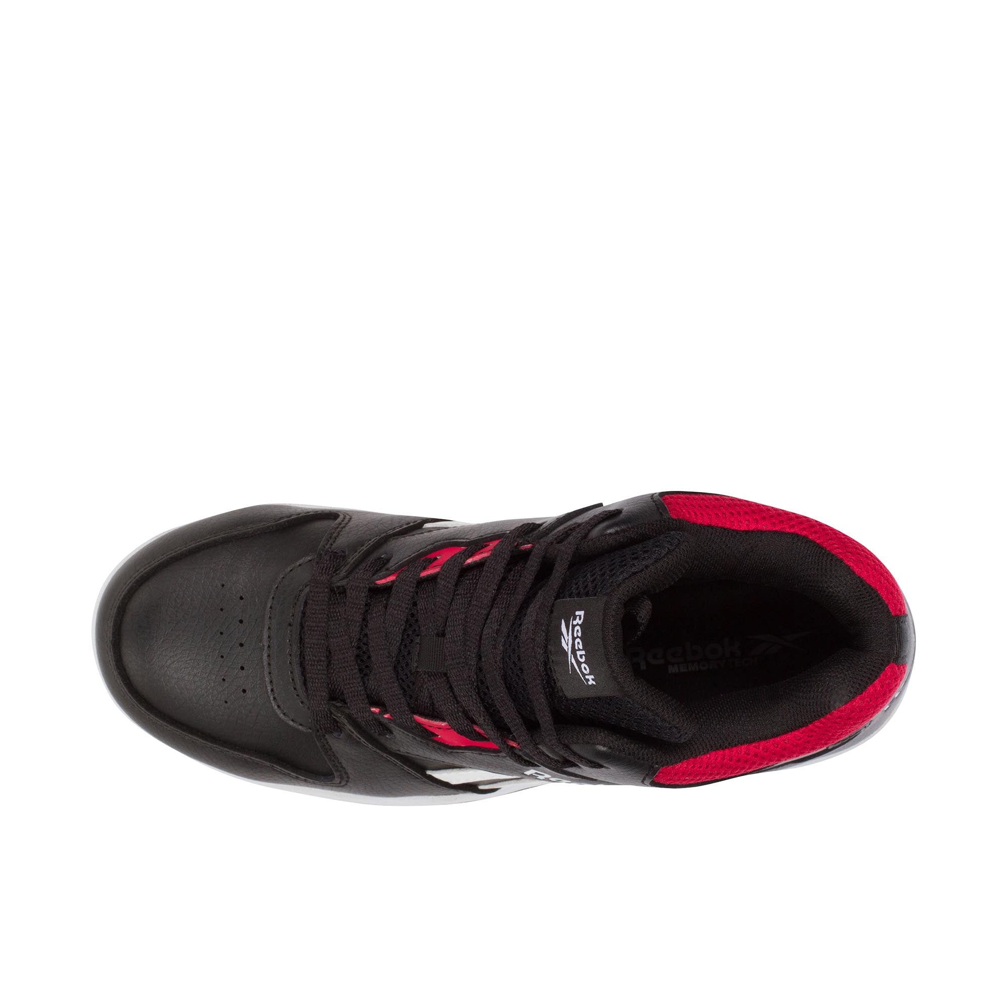 Reebok Work BB4500 Work High Top Composite Toe Black Red – Shoeteria