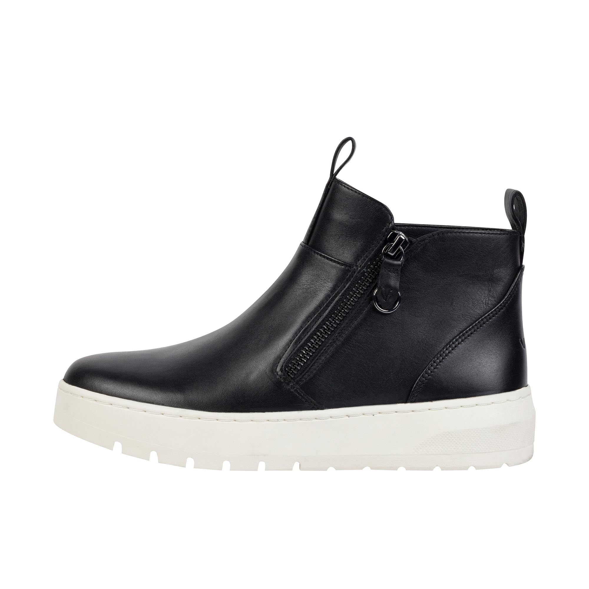 Vionic Womens Brinkely Bootie Black Nappa Leather