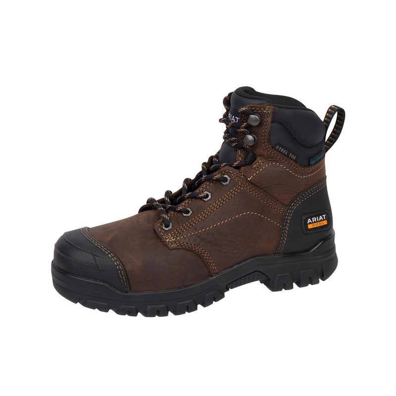 Load image into Gallery viewer, Ariat Treadfast 6 Inch Steel Toe Left Angle View
