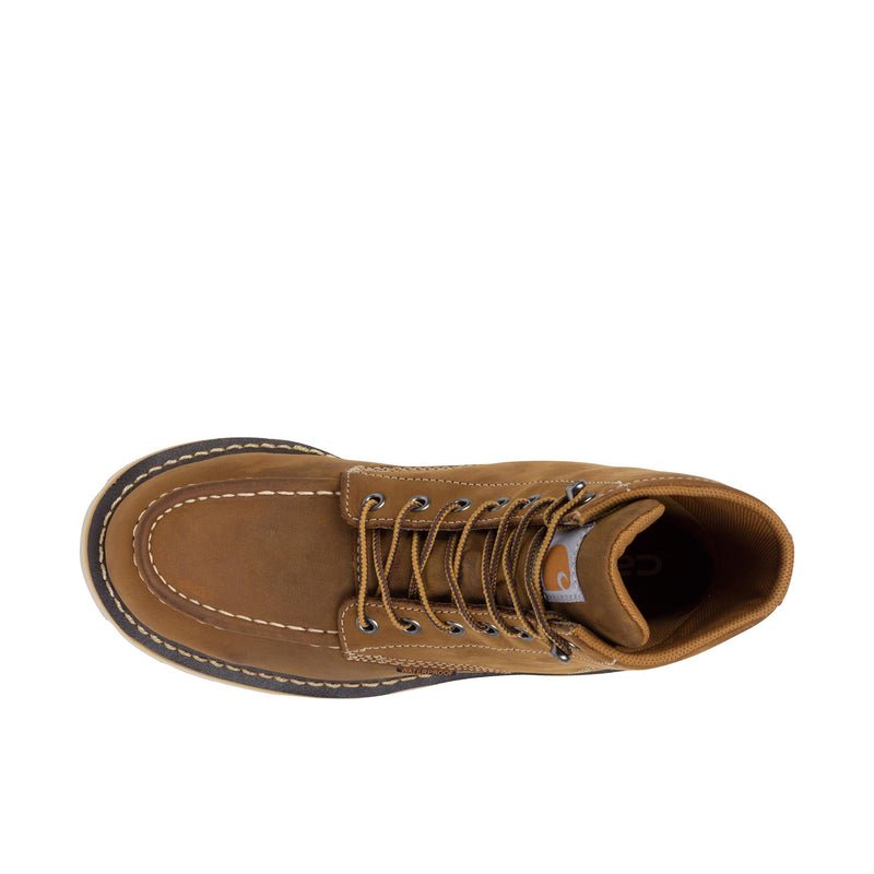 Load image into Gallery viewer, Carhartt 6 Inch Moc Soft Toe Top View
