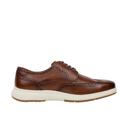 Florsheim Flair Work Wingtip Oxford Steel Toe Cognac – Shoeteria