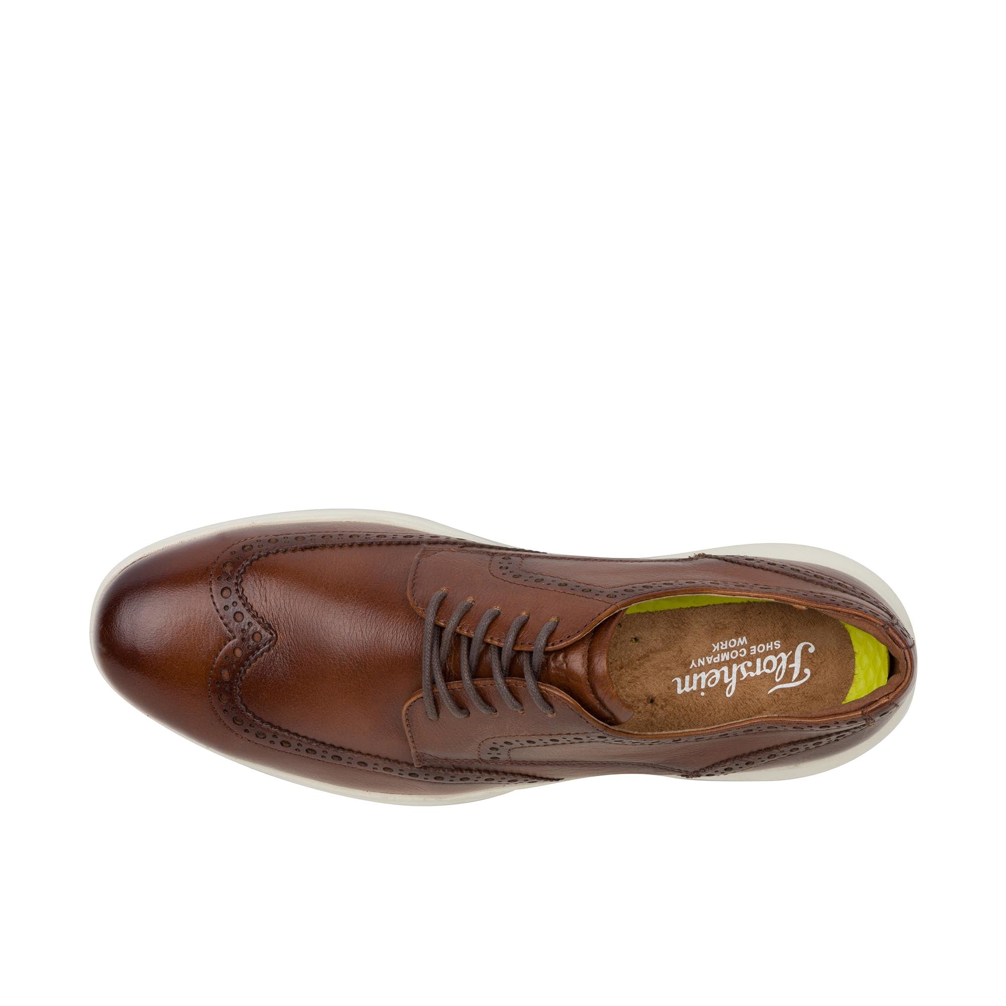 Florsheim Flair Work Wingtip Oxford Steel Toe Cognac – Shoeteria