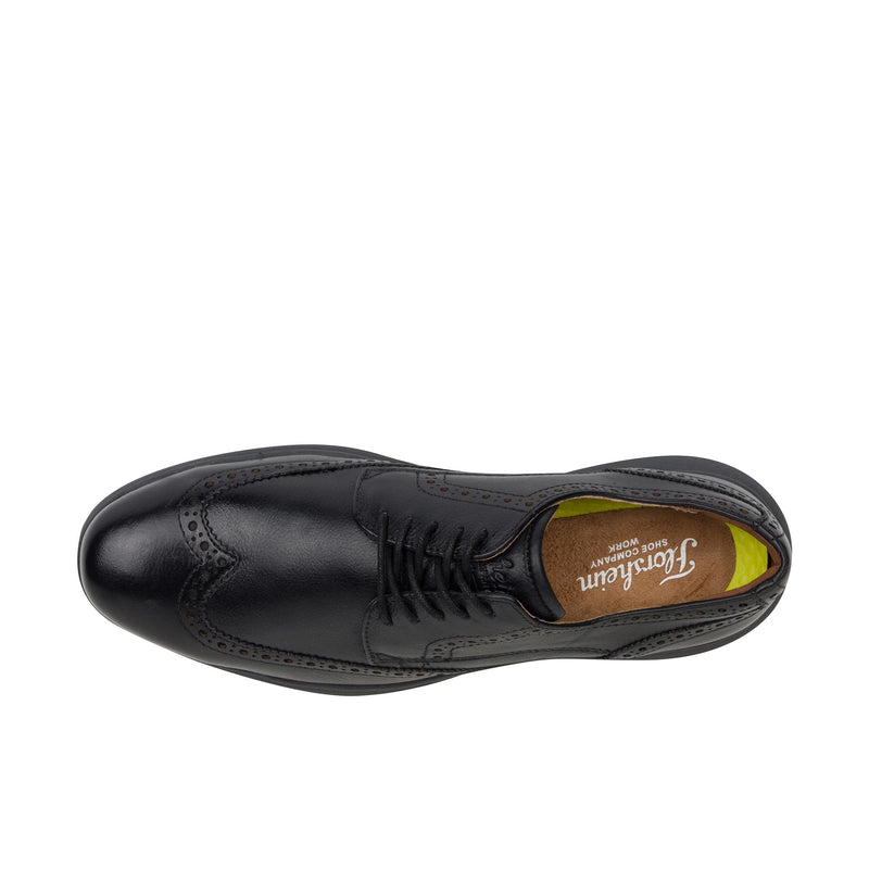 Florsheim Flair Work Wingtip Oxford Steel Toe Black – Shoeteria