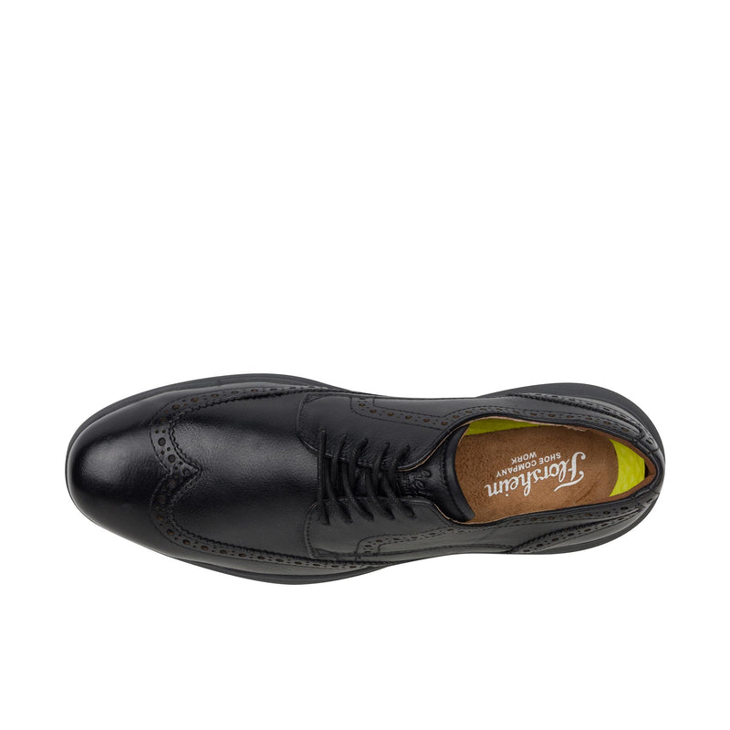 Load image into Gallery viewer, Florsheim Flair Work Wingtip Oxford Steel Toe Top View
