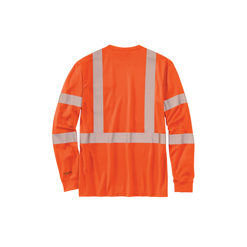 Load image into Gallery viewer, Carhartt High Visibility Long-Sleeve Class 3 T-Shirt Brite Orange
