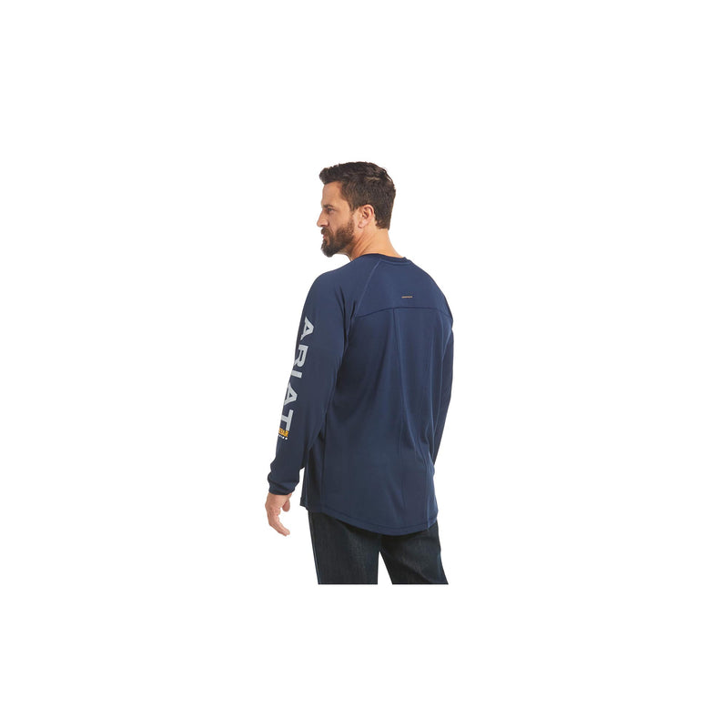 Load image into Gallery viewer, Ariat Rebar Heat Fighter LS T Back View
