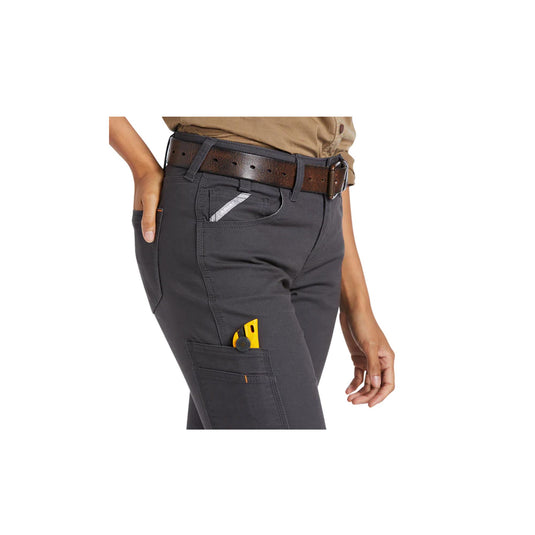 Ariat Rebar DuraStretch Made Tough Straight Leg Pant Close Up Right Pocket View