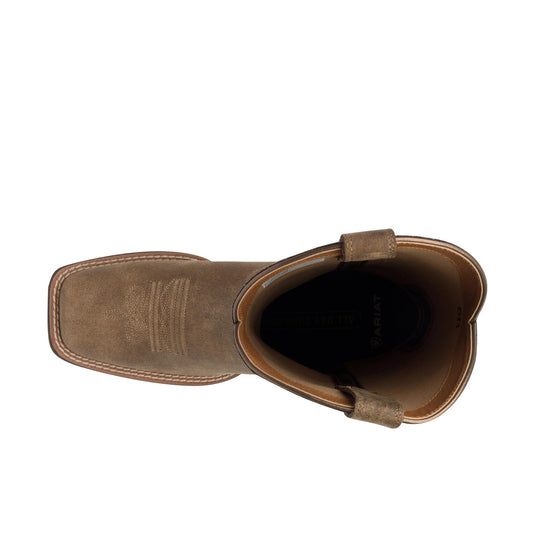 Ariat Round Up Wide Square Toe Western Boot Top View