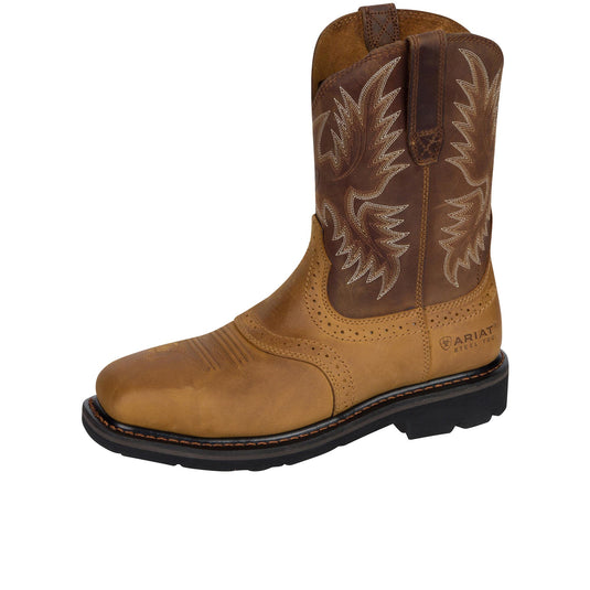 Ariat Sierra Wide Square Toe Steel Toe Left Angle View