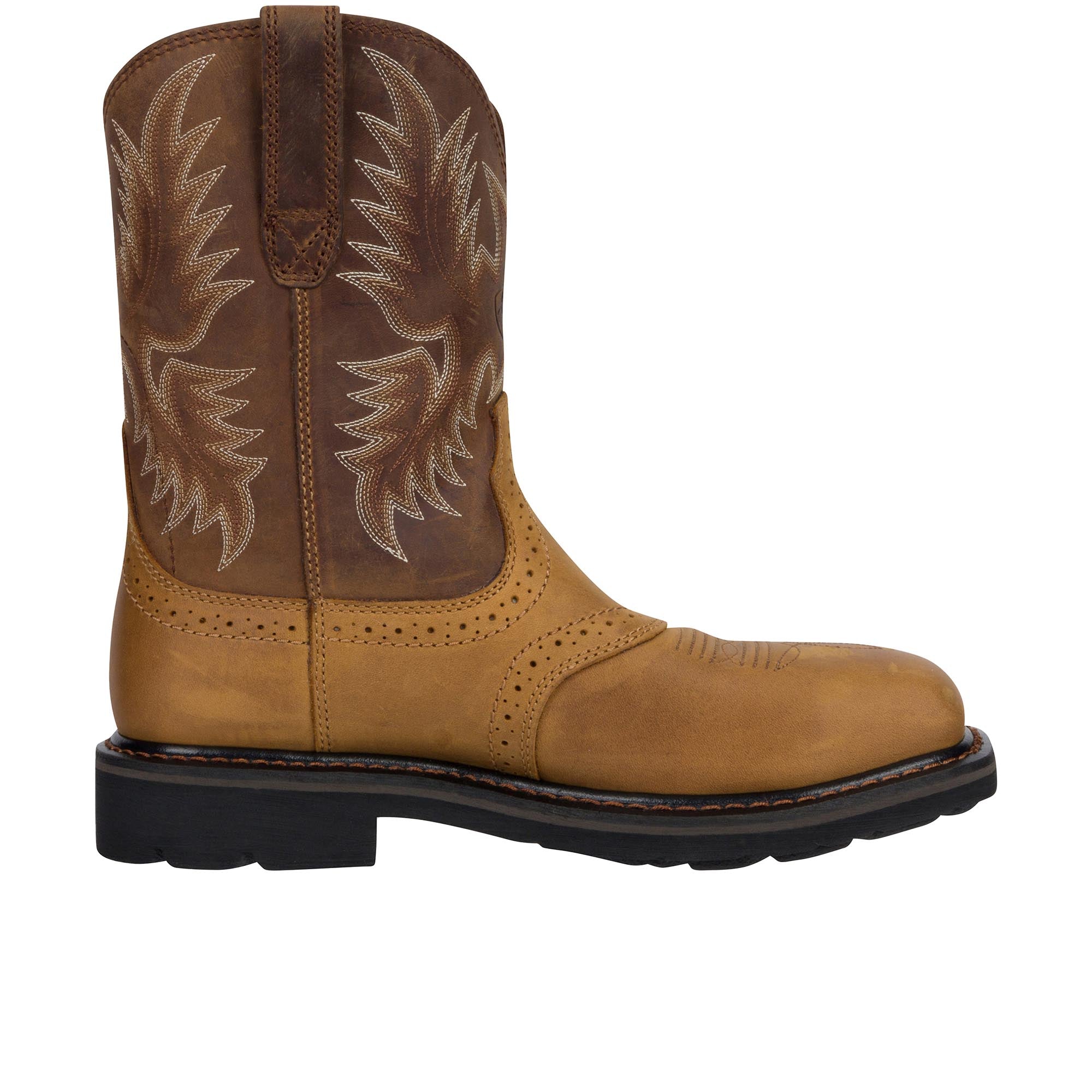 Ariat Sierra Wide Square Toe Steel Toe Aged Bark