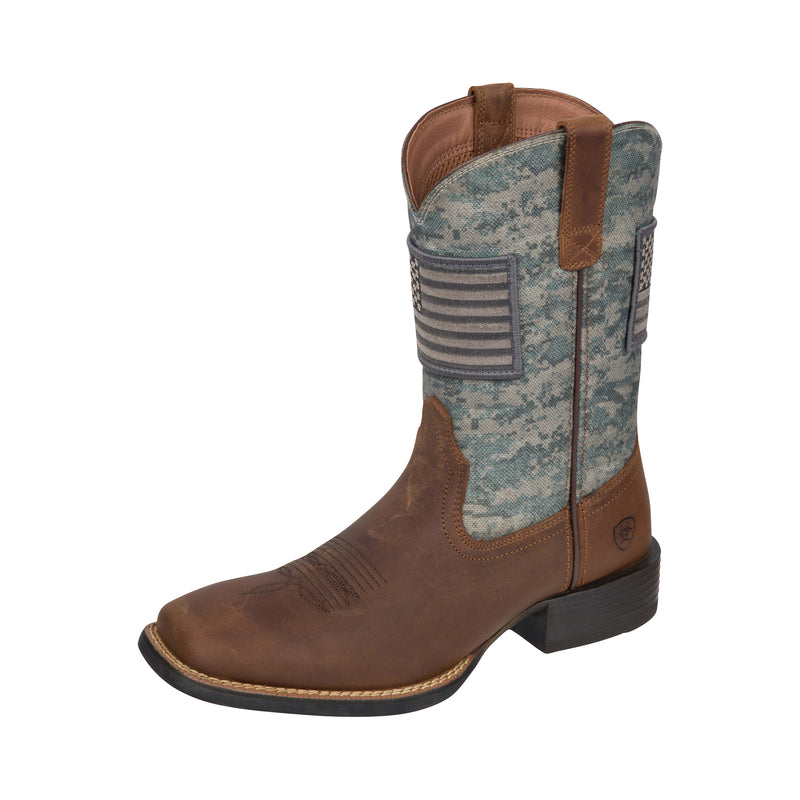 Load image into Gallery viewer, Ariat Sport Patriot Western Boot Left Angle View
