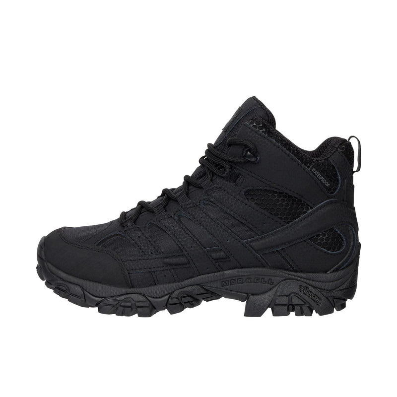 Load image into Gallery viewer, Merrell Work Moab 2 Mid Tactical Boot Soft Toe Left Profile

