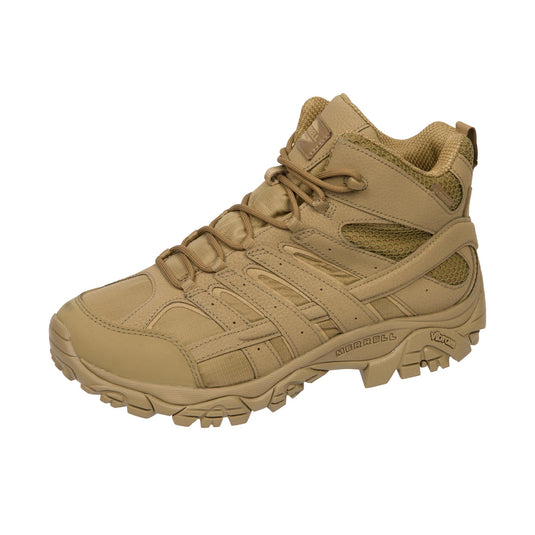 Merrell Work Moab 2 Mid Tactical Boot Soft Toe Left Angle View