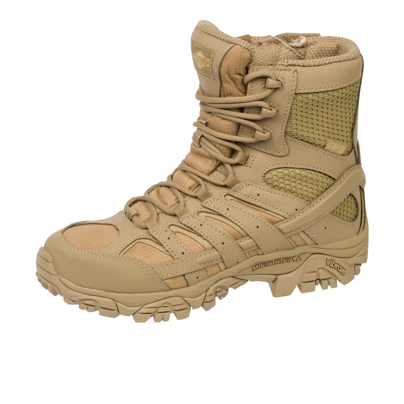 Load image into Gallery viewer, Merrell Work Moab 2 8 Inch Tactical Boot Soft Toe Left Angle View
