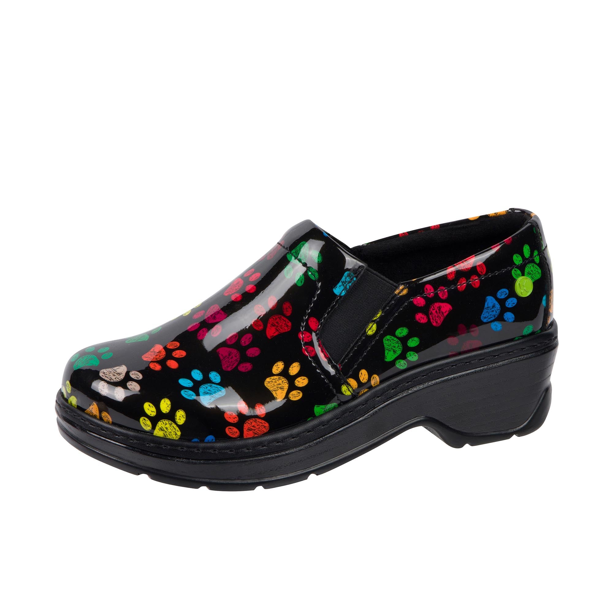 Klogs Womens Naples Pitter Patter Patent Shoeteria