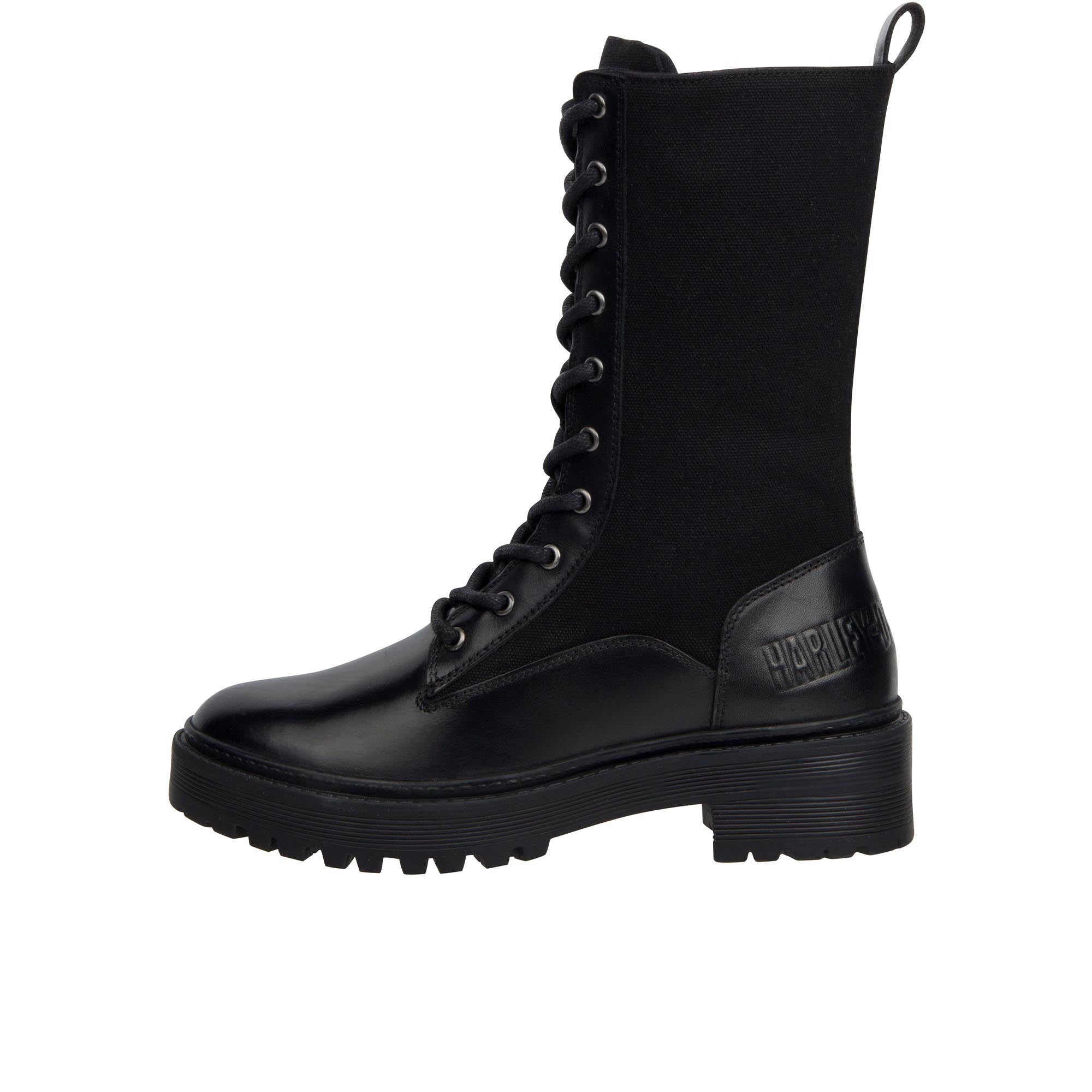 Harley Davidson Valene Canvas 9 Inch Black