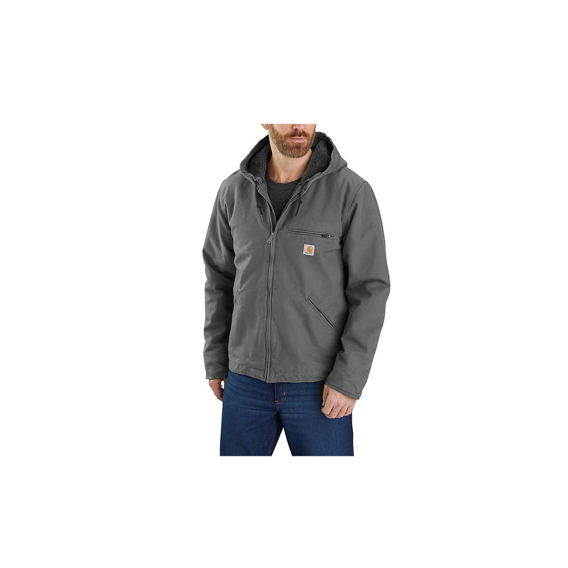 Load image into Gallery viewer, Carhartt Relaxed Fit Washed Duck Sherpa Front View
