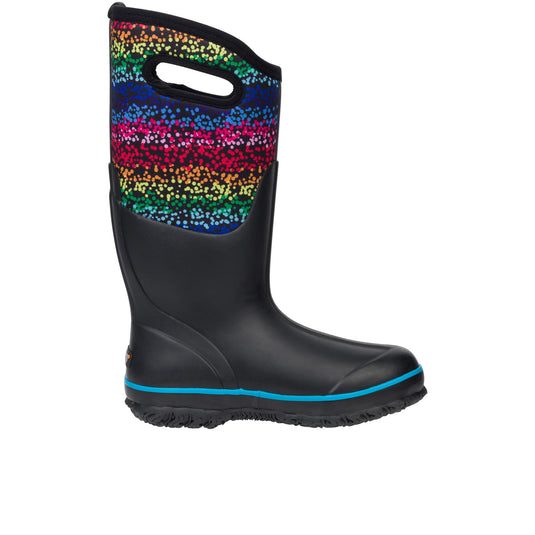 Bogs Classic Design A Boot Rainbow Dots Inner Profile
