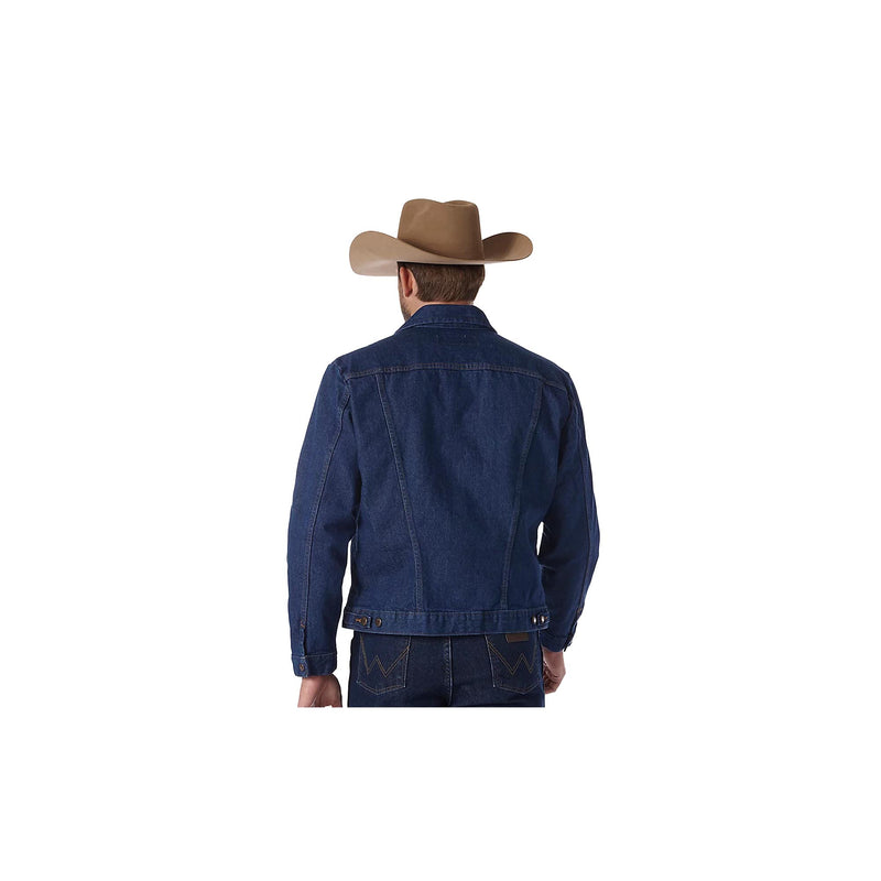 Load image into Gallery viewer, Wrangler Unlined Denim Jacket Back View
